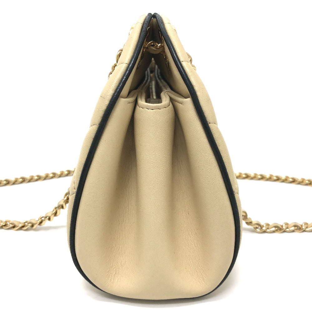 CHANEL AP5254 Spring/Summer 2026 Chain Clutch Chain Handbag, Shoulder Bag, Crossbody Bag Shoulder Bag Lambskin Leather Beige/Black Used