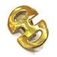 CELINE Vintage Logo Accessories Fashion Jewelry Clip-on Earrings Metal Women's Gold