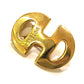 CELINE Vintage Logo Accessories Fashion Jewelry Clip-on Earrings Metal Women's Gold