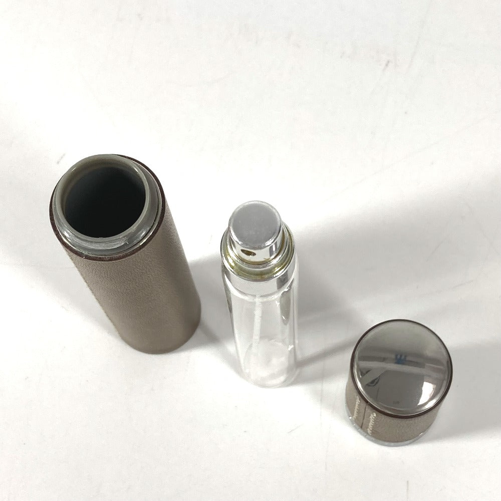 HERMES Perfume Case Refillable Atomizer Fragrance Spray Travel Spray Perfume Case Perfume Holder Small Item Case Leather Unisex Etoupe