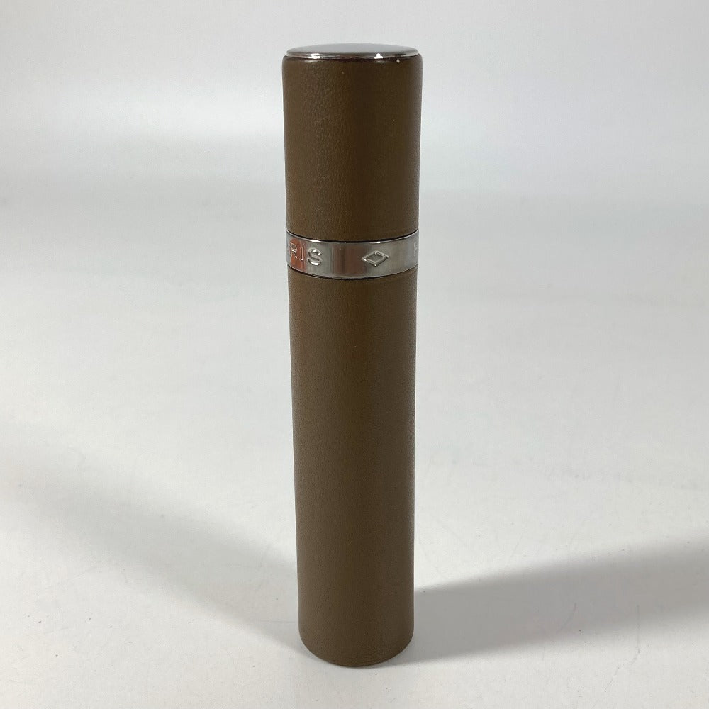 HERMES Perfume Case Refillable Atomizer Fragrance Spray Travel Spray Perfume Case Perfume Holder Small Item Case Leather Unisex Etoupe