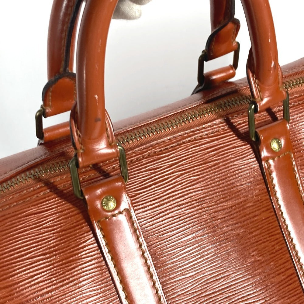 LOUIS VUITTON M42973 エピ キーポル45 カバン 旅行カバン ボストンバッグ エピレザー ユニセックス ケニアブラウン ブラウン