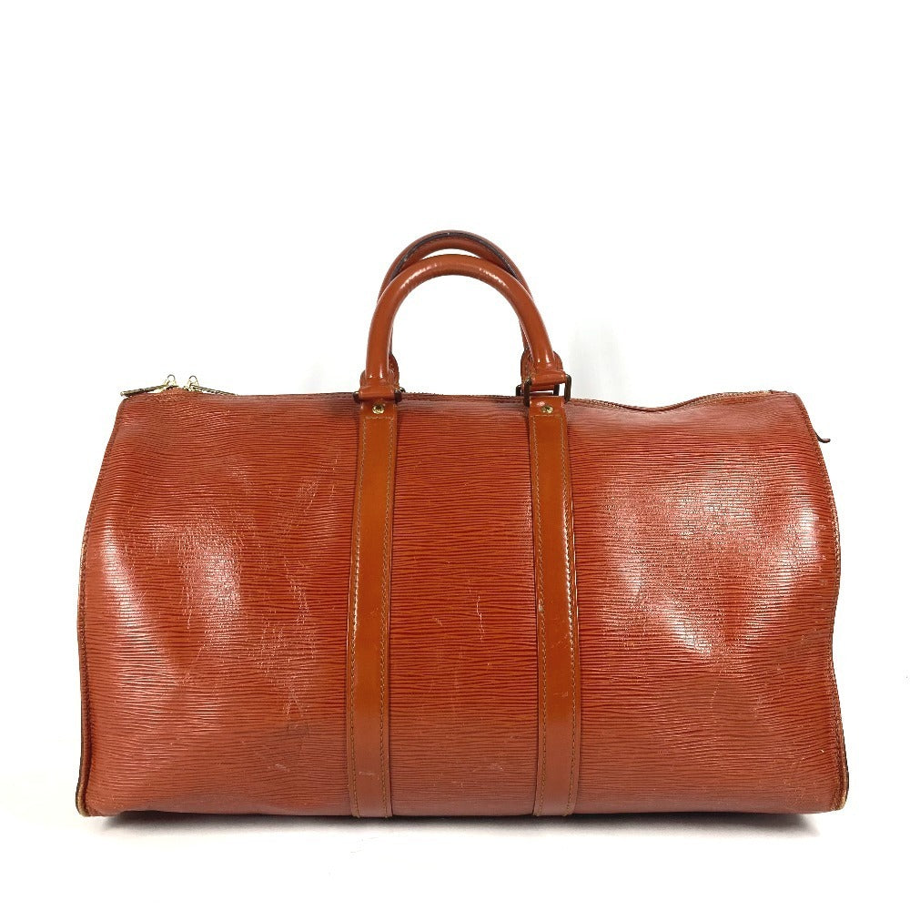 LOUIS VUITTON M42973 エピ キーポル45 カバン 旅行カバン ボストンバッグ エピレザー ユニセックス ケニアブラウン ブラウン