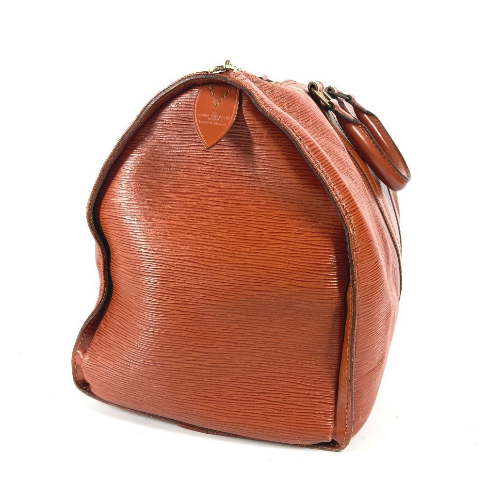 LOUIS VUITTON M42973 エピ キーポル45 カバン 旅行カバン ボストンバッグ エピレザー ユニセックス ケニアブラウン ブラウン