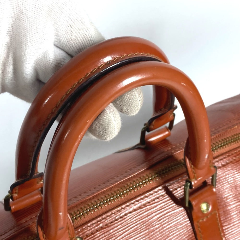 LOUIS VUITTON M42973 エピ キーポル45 カバン 旅行カバン ボストンバッグ エピレザー ユニセックス ケニアブラウン ブラウン