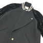LANVIN JA726K 3613 オーバーサイズ バーシティジャケット スタジャン アウター コート ブルゾン ウール レディース ブラック