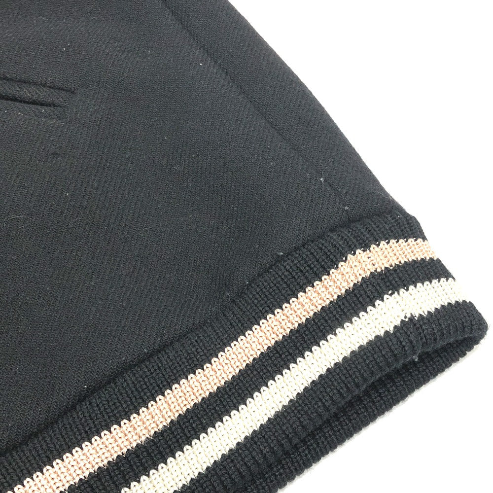 LANVIN JA726K 3613 オーバーサイズ バーシティジャケット スタジャン アウター コート ブルゾン ウール レディース ブラック