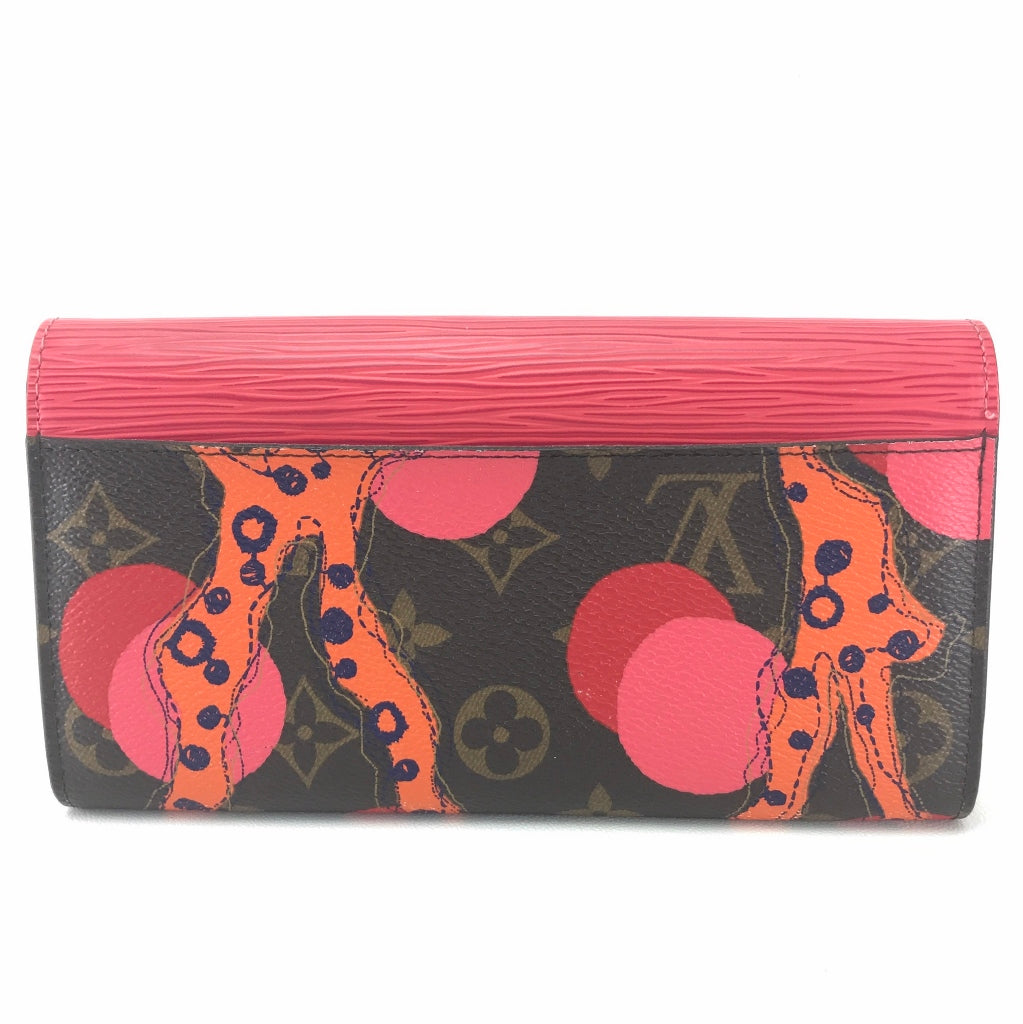 LOUIS VUITTON M60938 Monogram Epi Portefeuille Sarah 2015 Summer Collection Ramage Bifold Wallet Monogram Canvas Women's Multicolor