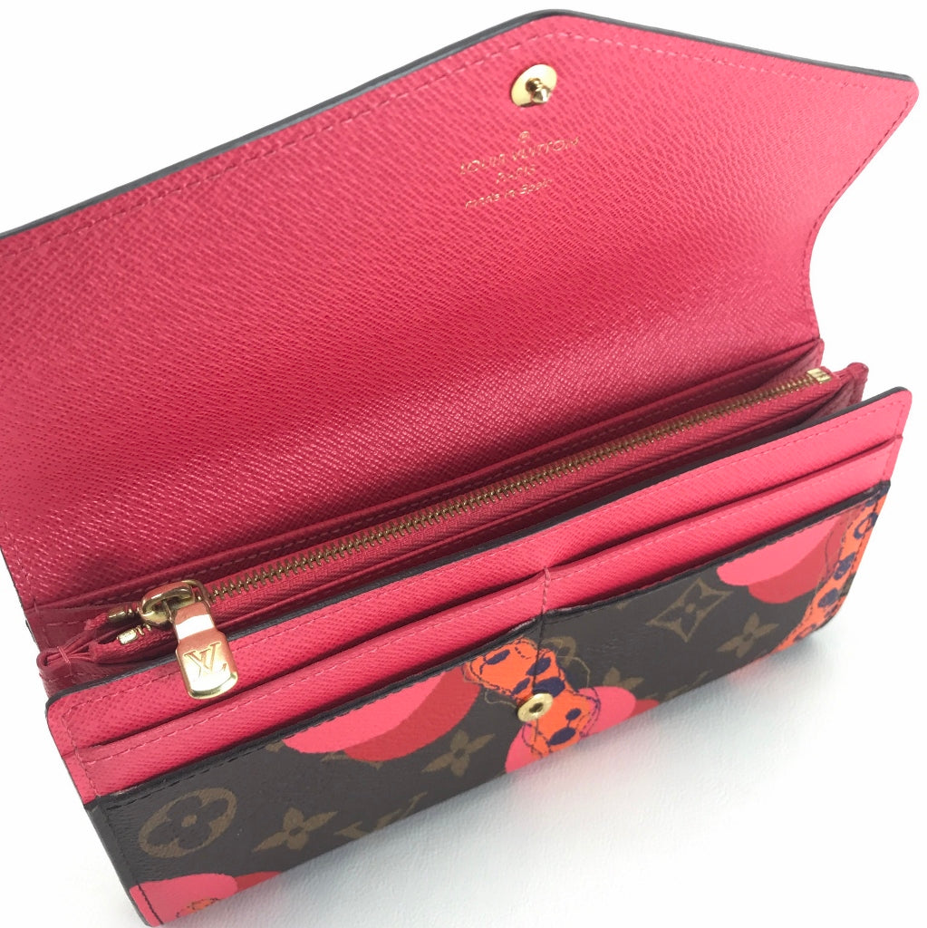 LOUIS VUITTON M60938 Monogram Epi Portefeuille Sarah 2015 Summer Collection Ramage Bifold Wallet Monogram Canvas Women's Multicolor