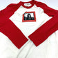 GIVENCHY 17W7269651 Printed Embroidered Oversized Long Sleeve T-Shirt Dress, Cotton, Unisex, White, Red and White