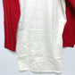GIVENCHY 17W7269651 Printed Embroidered Oversized Long Sleeve T-Shirt Dress, Cotton, Unisex, White, Red and White