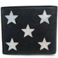 SAINT LAURENT PARIS 361320 スター パッチワーク レザー メンズ ブラック ブラック×シルバー