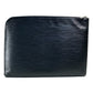 LOUIS VUITTON M64153 Epi Leather Pochette Jour GM NM Clutch Bag/Second Bag in Epi Leather, Men's, Noir Black
