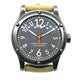 RALPH LAUREN RLR0220900 Sporting Safari RL67 Chronometer Watch, Stainless Steel, Men's, Black/Khaki Strap