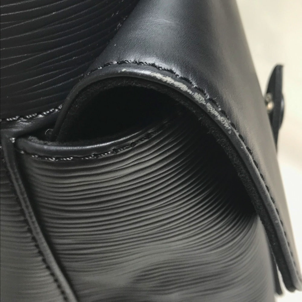 LOUIS VUITTON M50159 Epi Christopher PM Backpack, Epi Leather, Men's, Black