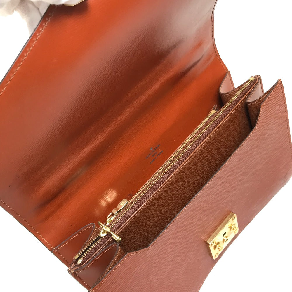 LOUIS VUITTON M52133 エピ コンコルド カバン ビジネスバッグ ハンドバッグ エピレザー レディース ブラウン