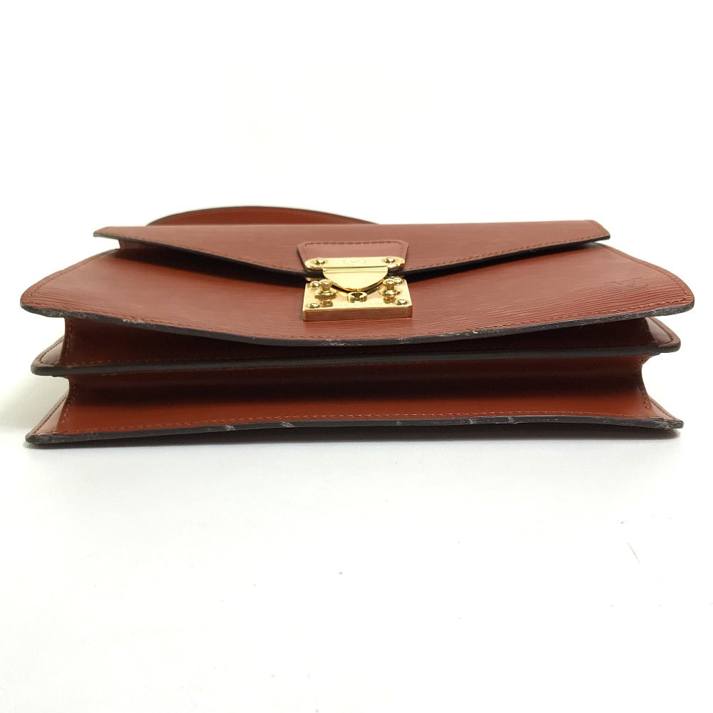 LOUIS VUITTON M52133 エピ コンコルド カバン ビジネスバッグ ハンドバッグ エピレザー レディース ブラウン