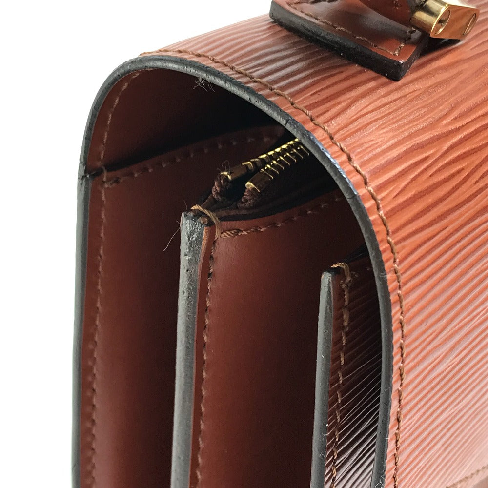 LOUIS VUITTON M52133 エピ コンコルド カバン ビジネスバッグ ハンドバッグ エピレザー レディース ブラウン