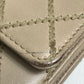 CHANEL CC Coco Mark Matelasse Design Chain Wallet Shoulder Bag Long Wallet Women's Beige Lambskin