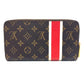 LOUIS VUITTON M66553 Monogram China Run Zippy Organizer Long Wallet in Monogram Canvas, Men's, Brown