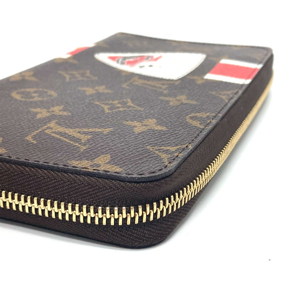 LOUIS VUITTON M66553 Monogram China Run Zippy Organizer Long Wallet in Monogram Canvas, Men's, Brown