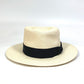 CHANEL CC Coco Mark Grosgrain Ribbon 19V Straw Hat, Women's, Beige