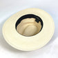 CHANEL CC Coco Mark Grosgrain Ribbon 19V Straw Hat, Women's, Beige