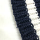 Dior 033M630AT171 Logo Shawn Stüssy Long Sleeve Knit Sweater, Men's, Navy and White