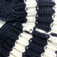 Dior 033M630AT171 Logo Shawn Stüssy Long Sleeve Knit Sweater, Men's, Navy and White
