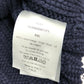 Dior 033M630AT171 Logo Shawn Stüssy Long Sleeve Knit Sweater, Men's, Navy and White