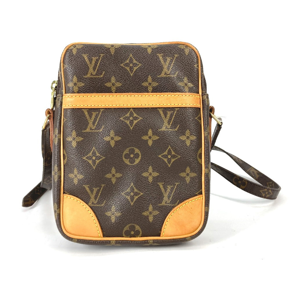 LOUIS VUITTON M45266 モノグラム ダヌーブ 斜め掛け ポシェット カバン ショルダーバッグ モノグラムキャンバス レディース ブラウン