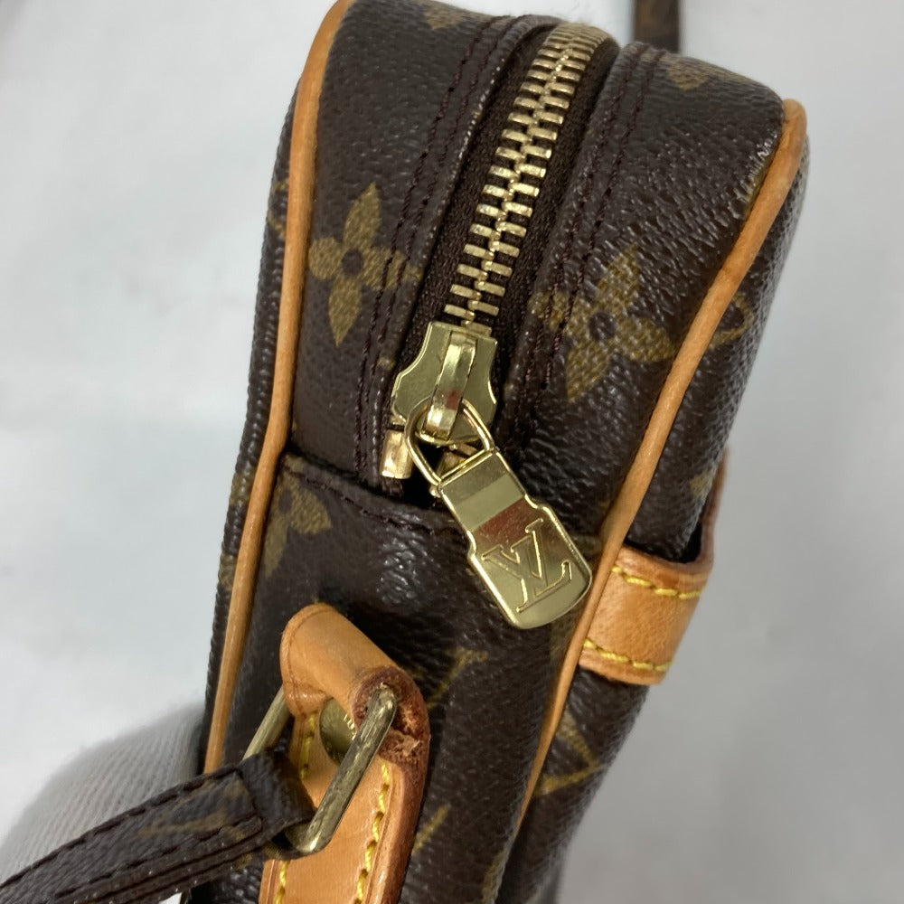 LOUIS VUITTON M45266 モノグラム ダヌーブ 斜め掛け ポシェット カバン ショルダーバッグ モノグラムキャンバス レディース ブラウン