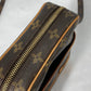 LOUIS VUITTON M45266 モノグラム ダヌーブ 斜め掛け ポシェット カバン ショルダーバッグ モノグラムキャンバス レディース ブラウン