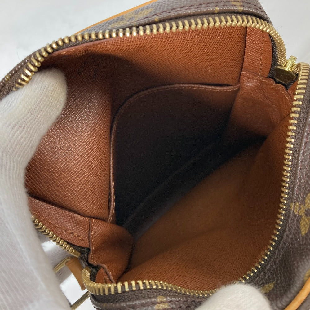 LOUIS VUITTON M45266 モノグラム ダヌーブ 斜め掛け ポシェット カバン ショルダーバッグ モノグラムキャンバス レディース ブラウン