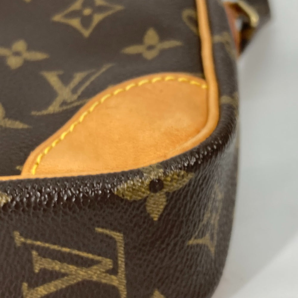 LOUIS VUITTON M45266 モノグラム ダヌーブ 斜め掛け ポシェット カバン ショルダーバッグ モノグラムキャンバス レディース ブラウン