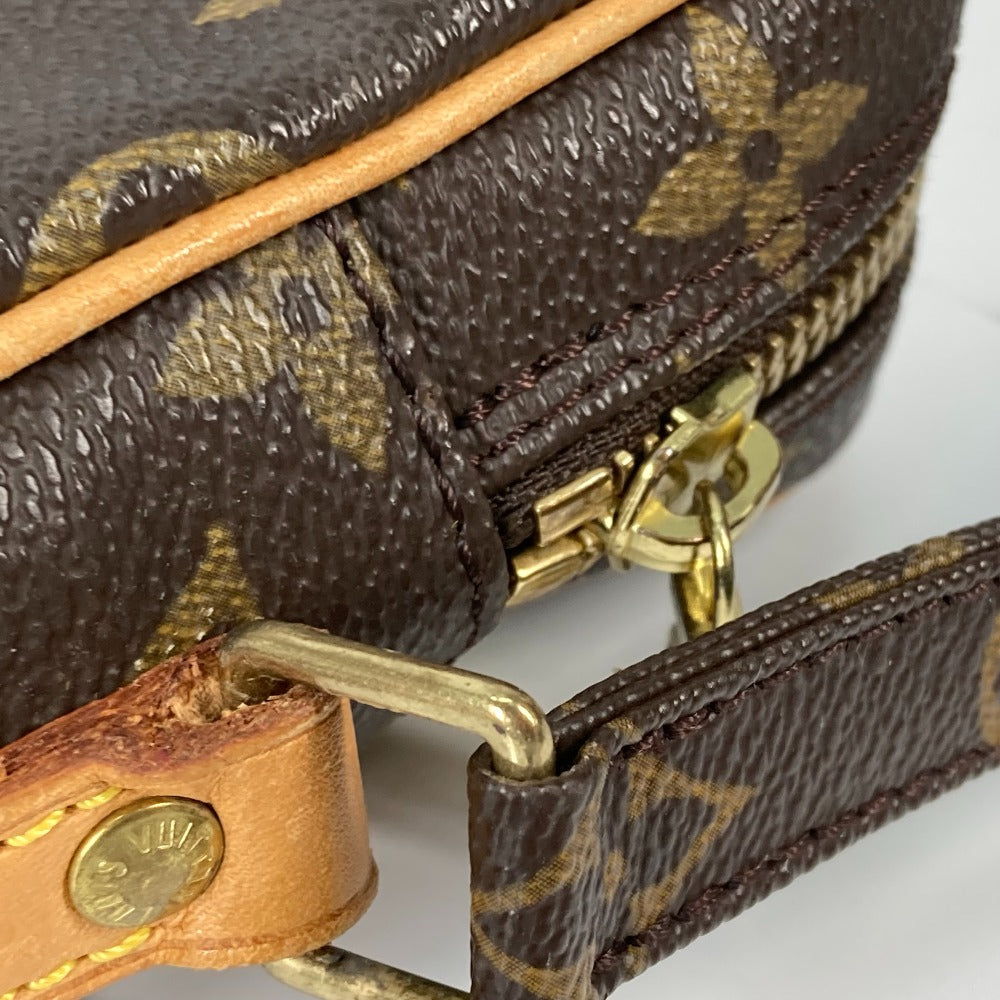 LOUIS VUITTON M45266 モノグラム ダヌーブ 斜め掛け ポシェット カバン ショルダーバッグ モノグラムキャンバス レディース ブラウン