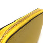 HERMES Chaine d'Ancre Zip Ango IC Case, Pass Case, Wallet, Card Case, Evercolor, Unisex, Yellow