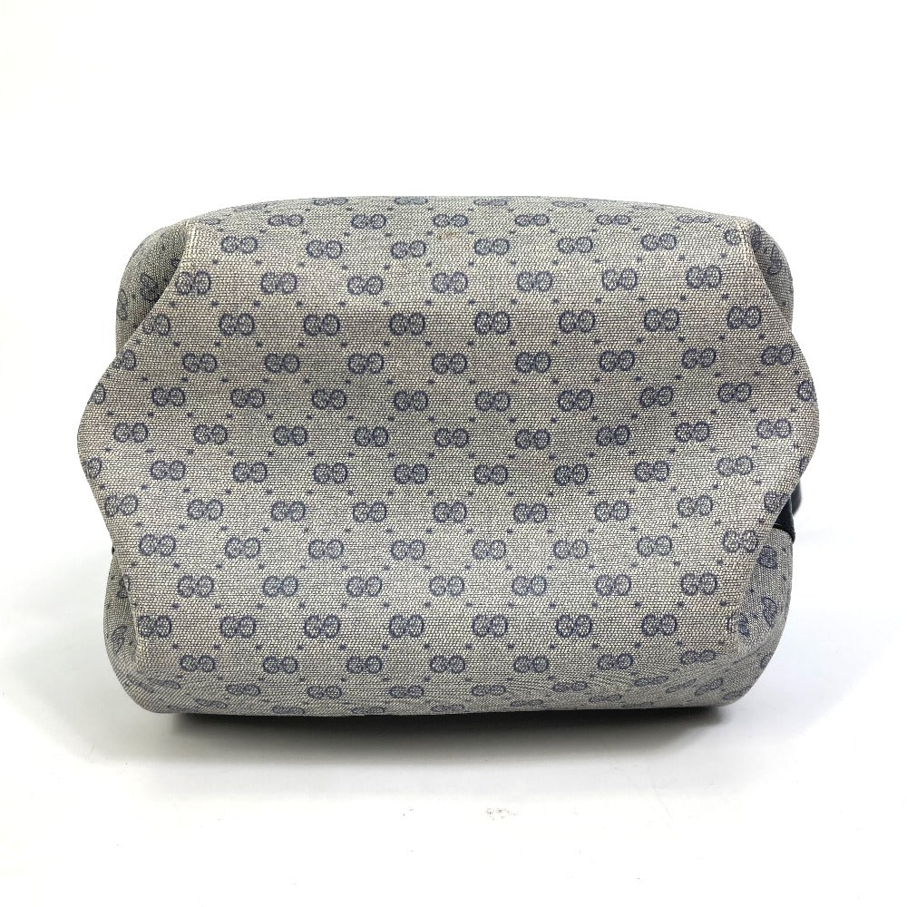 GUCCI GG Plus Pochette/Crossbody Bag, Old Gucci Shoulder Bag GGPVC/Leather, Women's, Navy