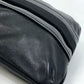 Salvatore Ferragamo EE-21-E196 Vara Patent Leather Crossbody Flat Bag Shoulder Bag in Black