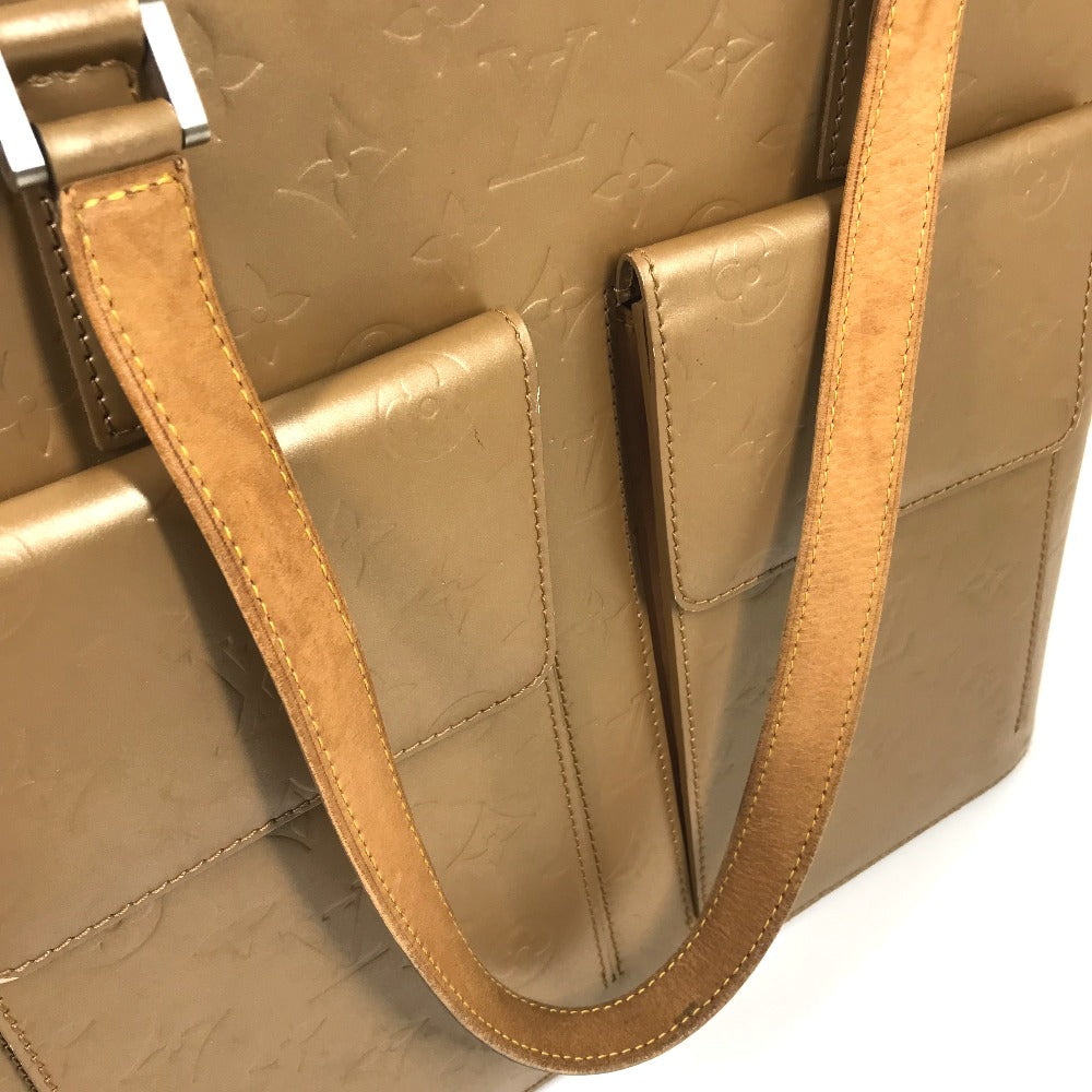 LOUIS VUITTON M55107 モノグラムマット ウィルウッド 肩掛け トートバッグ モノグラムマットレザー レディース ベージュ