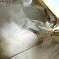CHANEL CC Coco Mark Boston Bag, Quilted Matelasse Handbag, Caviar Skin, Women's, White