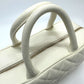 CHANEL CC Coco Mark Boston Bag, Quilted Matelasse Handbag, Caviar Skin, Women's, White