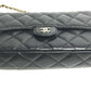 CHANEL AP2096 ココマーク フォンケースウォレット CC マトラッセ チェーンウォレット 斜め掛け カバン 長財布 ショルダーバッグ ラムスキン レディース ブラック