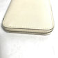 HERMES Silkin Coin Purse Compact Wallet Azap Compact Round Zipper Coin Case Epsom Women's Nata White