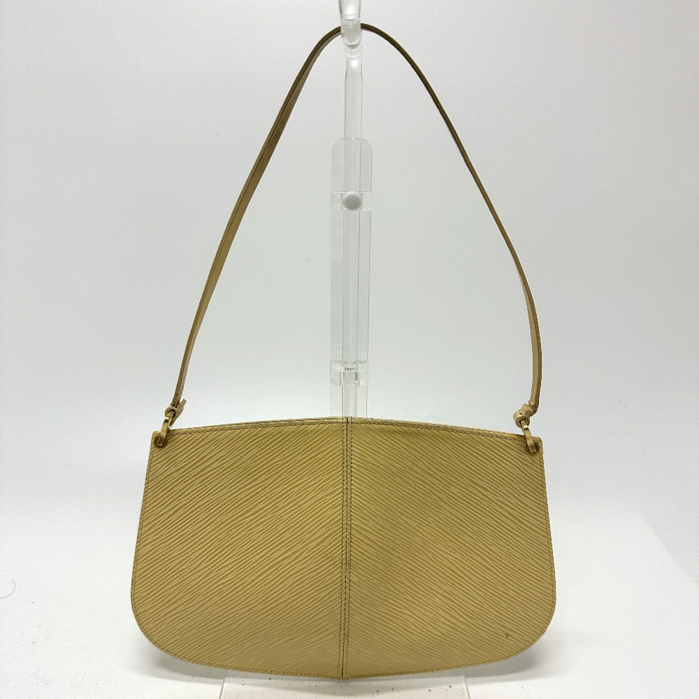 LOUIS VUITTON M5262A Epi Demilune Pochette Shoulder Bag in Vanilla Beige Epi Leather