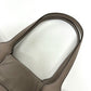 Tory Burch Logo Shoulder Bag/Tote Bag in Nylon/Leather, Gray