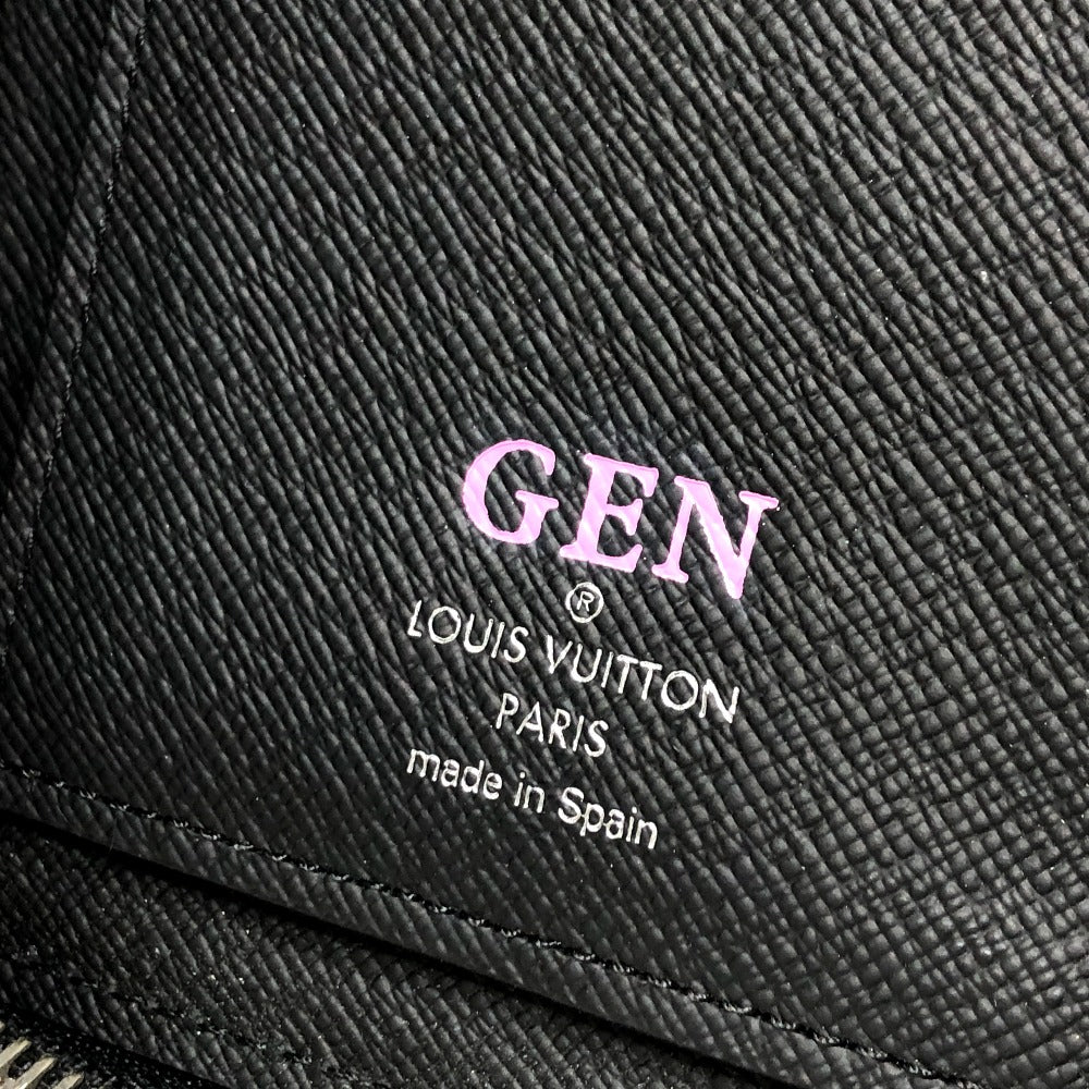 LOUIS VUITTON M60965 エピ ジッピーウォレット ヴェルティカル ラウンドファスナー 長財布 エピレザー メンズ ブラック