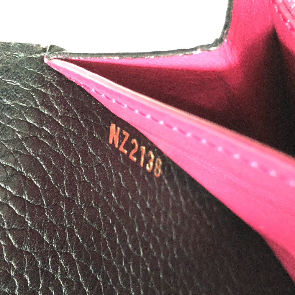 LOUIS VUITTON M61248 LVロゴ ポルトフォイユ カプシーヌ 二つ折り 長財布 トリヨンレザー レディース ブラック