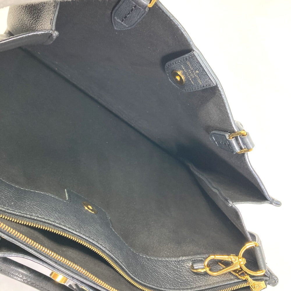 LOUIS VUITTON M54569 Rock Meat 2-Way Tote Bag in Calf Leather, Black