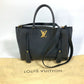 LOUIS VUITTON M54569 Rock Meat 2-Way Tote Bag in Calf Leather, Black